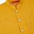 Silk blend jacquard woven geometric printed mustard nehru jacket