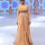 saffron printed crepe lehenga