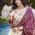 off white Khadi Cotton lehenga choli with Sequin Embroidery