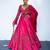 pink embroidered chanderi lehenga