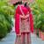Pink Princess: Pure Chinnon Silk Top-Sharara Set with Intricate Embroidery