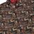 Silk bleand black kurta churidar with abstract printed black nehru jacket
