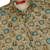 Silk bleand black kurta churidar with abstract printed green nehru jacket