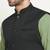 Cotton green kurta and pyjama with twill green nehru jacket