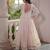 Off white kora cotton multi thread embroidered & gota patti work traditional gown