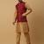 Men's gold kurta and churidar with jacquard ethnic nehru jacket