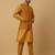 Men's mustard kurta and churidar with jacquard ethnic nehru jacket
