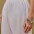 Hand embroidered black and white georgette lucknowi chikankari indian straight kurta with palazzo