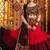 multicolor Viscose Cotton Multi Thread Mirror Work Navratri fully stitched lehenga choli