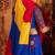 royal blue Viscose Cotton Thread Embroidered Mirror Work Navratri fully stitched lehenga choli