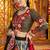 multi Viscose Rayon Thread Embroidered Mirror Work fully stitched lehenga choli