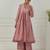 Light purple solid chanderi anarkali