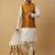 Men's cream kurta and churidar with jacquard floral nehru jacket