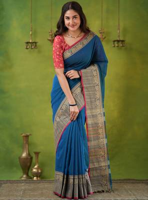 rama narayanpet woven cotton saree 1