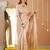 beige handloom tissue saree with designer blouse