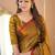 gold handloom tissue saree with designer blouse