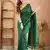 green handloom cotton saree with designer blouse