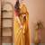 mustrad handloom cotton saree with designer blouse