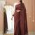 wine stripe cotton saree designer work blouse