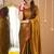 gold handloom tissue saree with designer blouse