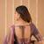copper handloom tissue saree with designer blouse