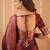 red handloom tissue saree with designer blouse