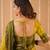 yellow handloom tissue saree with designer blouse