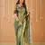 green handloom tissue saree with designer blouse