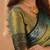 green handloom tissue saree with designer blouse