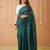 green handloom cotton saree with designer blouse