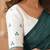 green handloom cotton saree with designer blouse