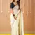 white handloom cotton saree with designer blouse