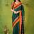 green narayanpet woven cotton saree