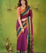pink narayanpet woven cotton saree