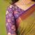 dusty green narayanpet woven cotton saree