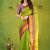 parrot green narayanpet woven cotton saree