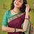 pink narayanpet woven cotton saree