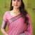 pink narayanpet woven cotton saree