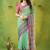 green narayanpet woven cotton saree