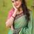 green narayanpet woven cotton saree