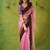 pink narayanpet woven cotton saree
