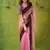 pink narayanpet woven cotton saree