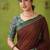 brown narayanpet woven cotton saree