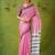 pink narayanpet woven cotton saree