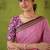 pink narayanpet woven cotton saree