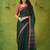 green narayanpet woven cotton saree