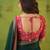 green narayanpet woven cotton saree