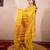 yellow saree with zari stripes