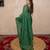 green tikli work saree