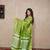 zari linen saree